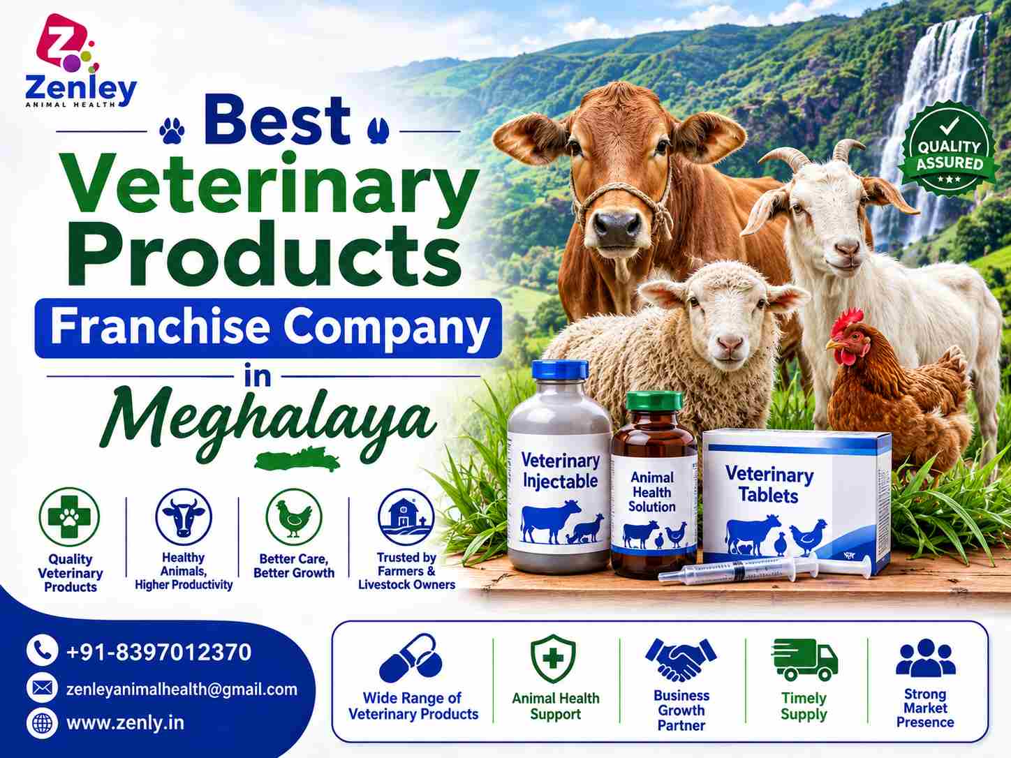 best veterinary products franchise company in meghalaya