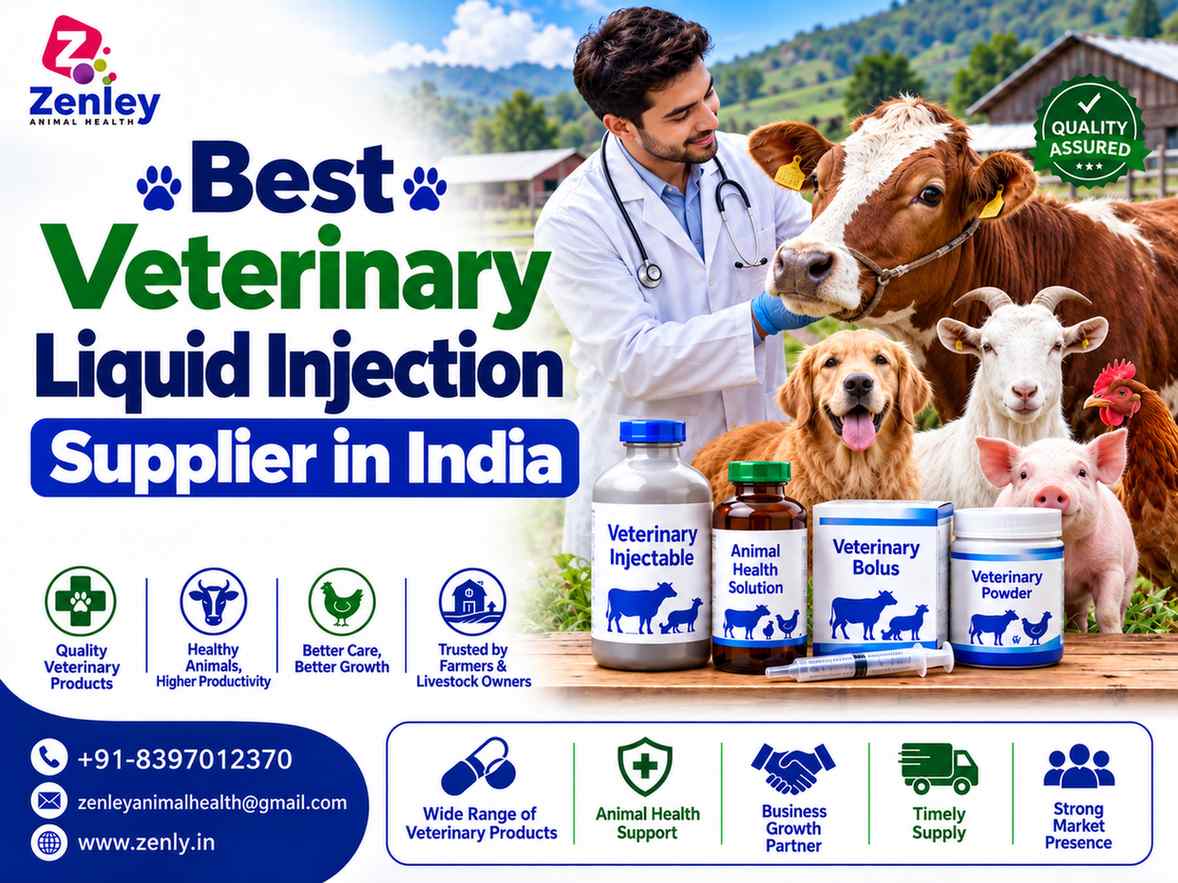 best veterinary liquid injection supplier in india