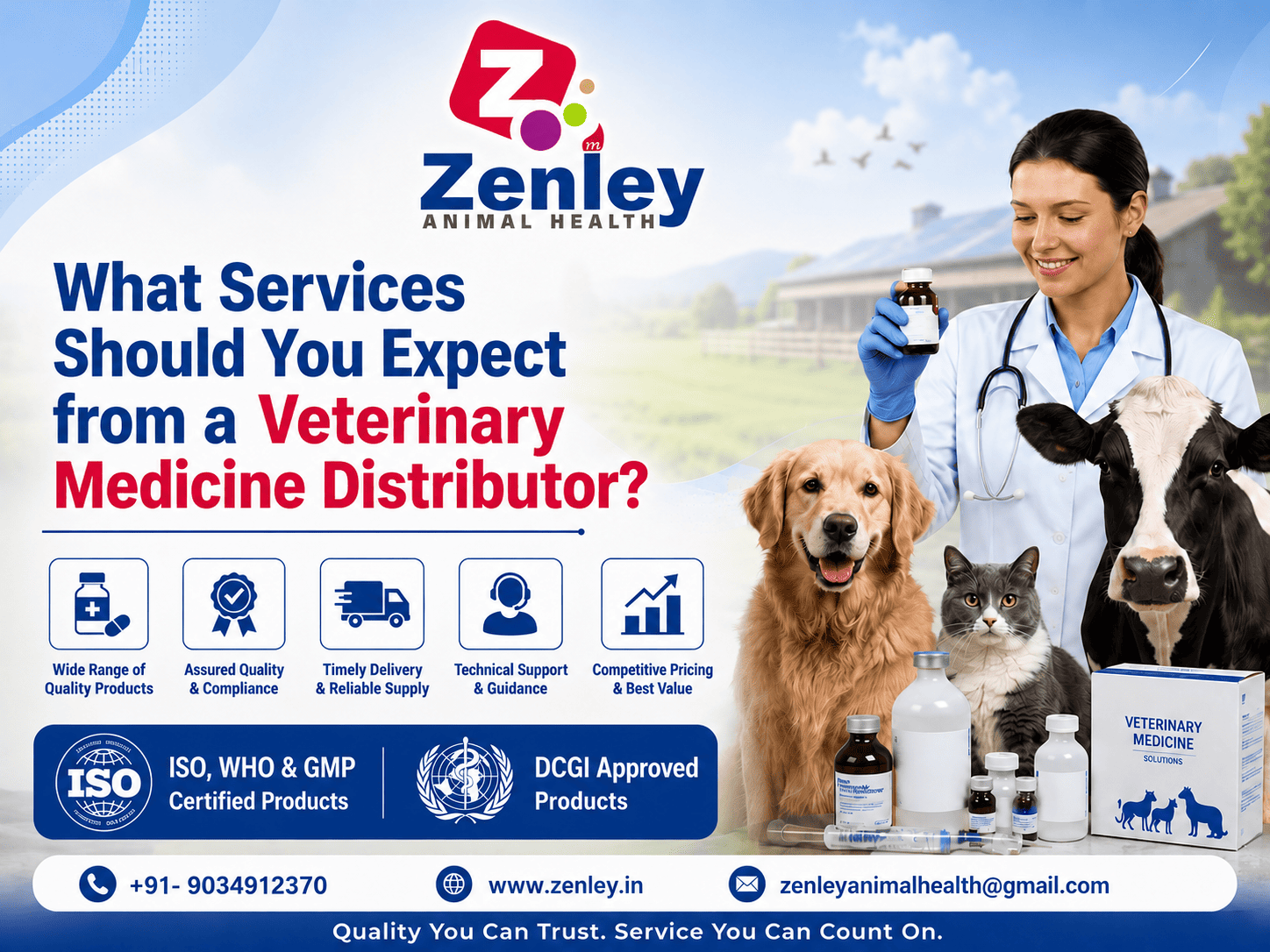 What Services Should You Expect from a Veterinary Medicine Distributor?