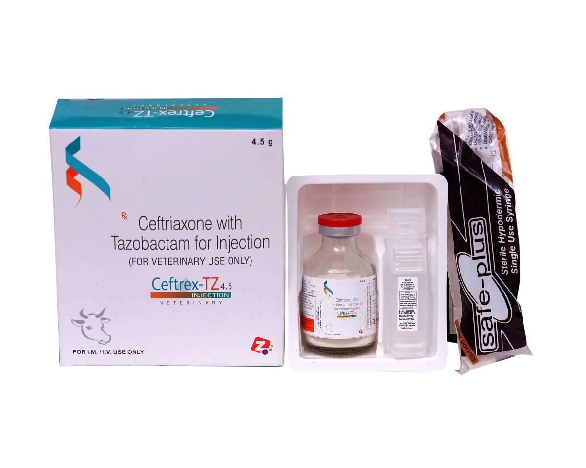 Ceftriaxone with Tazobactam 4.5 gm